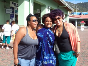 Christin (left), Jenice and Ashley (right) of Luna Bella Make Up