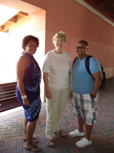 Colonel Margarethe Cammermeyer, first Lesbian officer and author of the book "Serving in Silence.” (Middle)